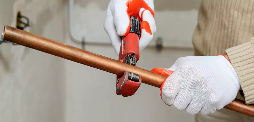 Temporary Copper Pipe Repair Tukwila, WA